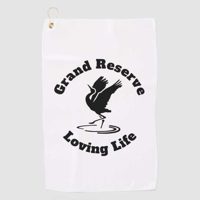 Golfhandtuch (Vorderseite)