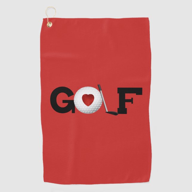 Golfhandtuch (Vorderseite)
