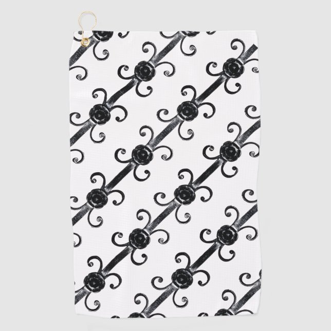 Golfhandtuch - Basilica Rose (Vorderseite)