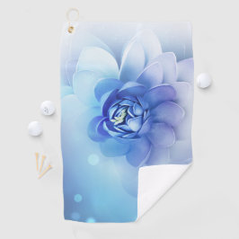 Golfhandtuch - Blaue Blume