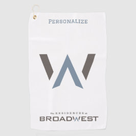 Golfhandtuch - großes Logo