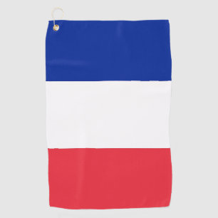 Golfhandtuch mit der Flagge Frankreichs