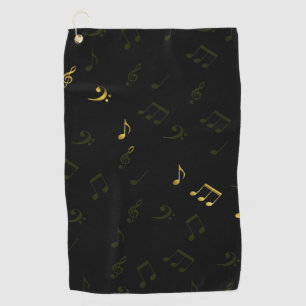 Golfhandtuch, Musik, Set, Zuhause, Noten, farbig Golfhandtuch
