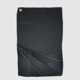 Golfhandtuch - Schwarze Schönheit