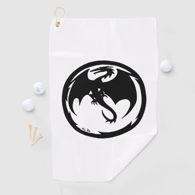 Golfhandtuch von Black Dragon (Insitu)