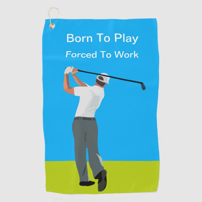 Golfhandtücher von Funny Men - Neuartiges Design Golfhandtuch (Vorderseite)