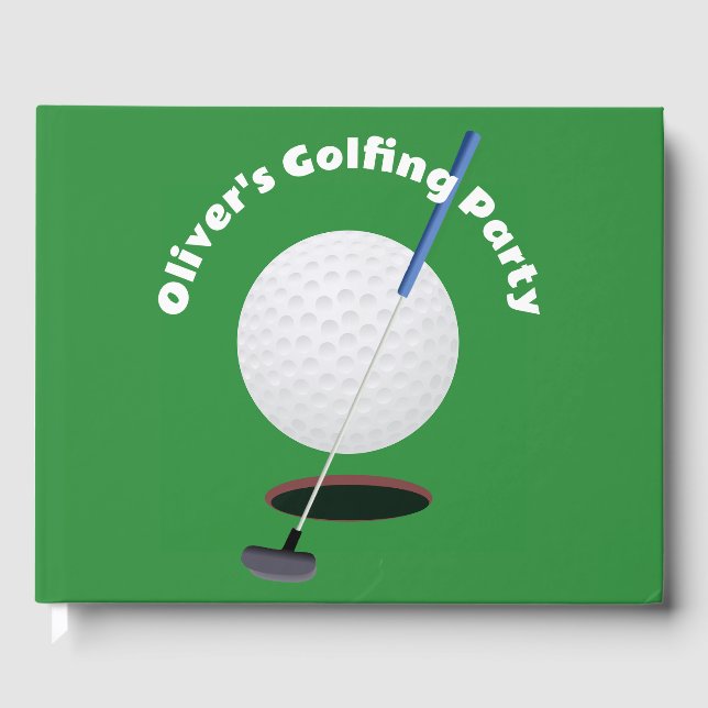 Golfing Design Gästebuch (Vorderseite)