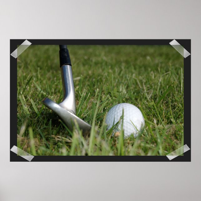 Golfing Foto Poster (Vorne)