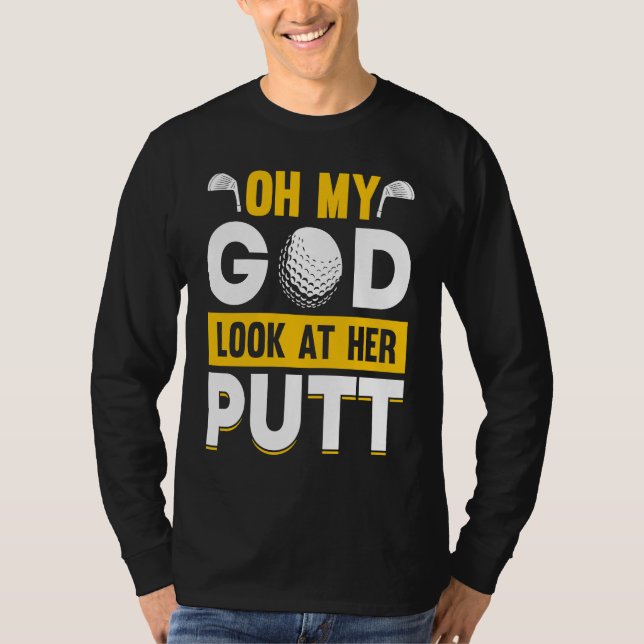 Golfing Golf Player Coach Golfer  7 T-Shirt (Vorderseite)