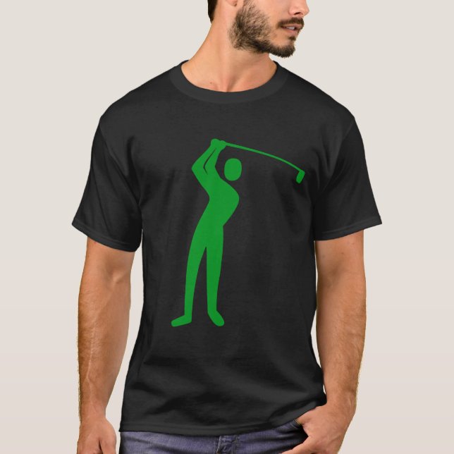 Golfing - grüne Rasenflächen T-Shirt (Vorderseite)
