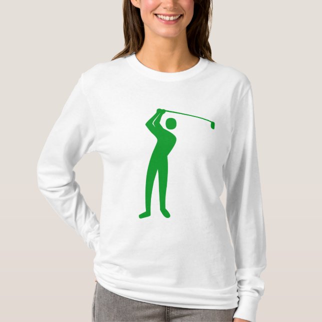 Golfing - grüne Rasenflächen T-Shirt (Vorderseite)