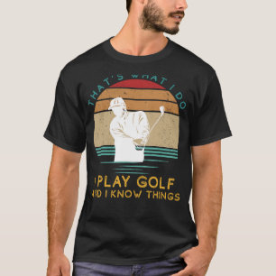 Golfing Guru: Swings & Witty Insights Fun T-Shirt