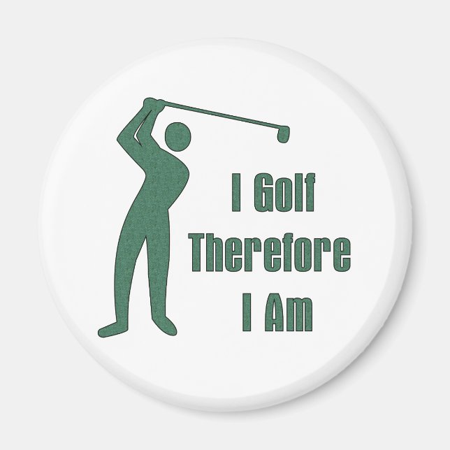 Golfing Philosophie Magnet (Vorne)
