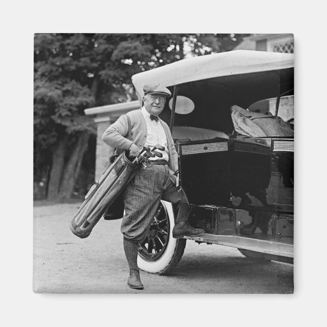 Golfing Senator, 1920er Magnet (Vorne)