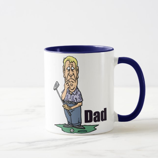 Golfing Vater 2 Tasse (Rechts)