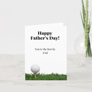 Golfing Vatertag Card Dankeskarte