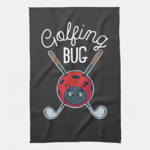 Golfkäfer Süßer Outdoor-Sport Golf-Gag Neuheit Geschirrtuch