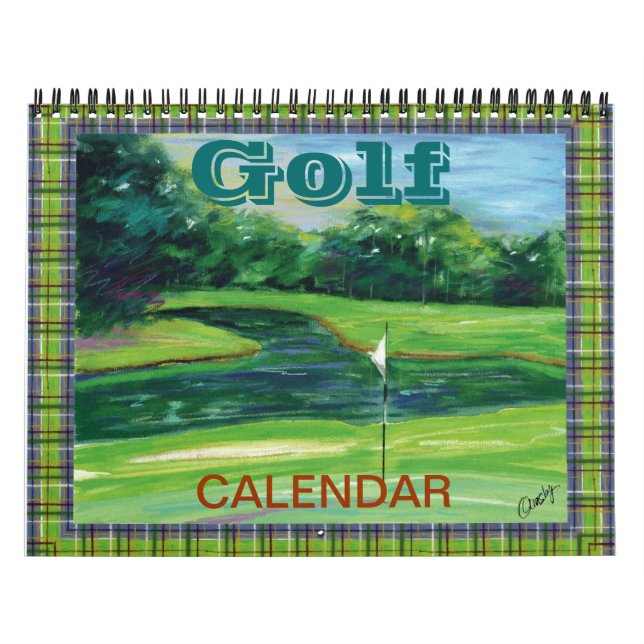 Golfkalender Kalender (Titelbild)