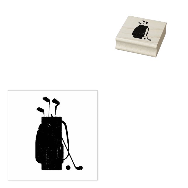 Golfkautschuk-Briefmarke Gummistempel (Stempel)