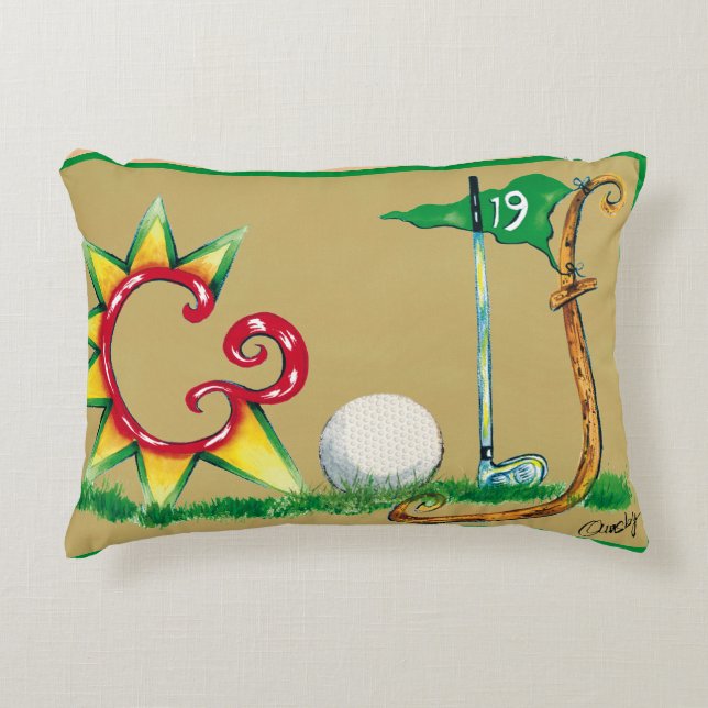 Golfkissen Dekokissen (Vorderseite)
