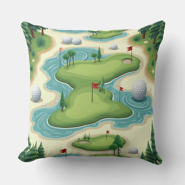 Golfkissen Kissen (Vorderseite)