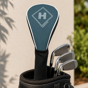 Golfkopfabdeckung Modernes geometrisches Monogra Golf Headcover