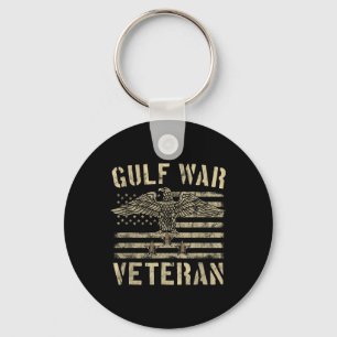 Golfkrieg Veteran Shirt Eagle US Flagge Schlüsselanhänger