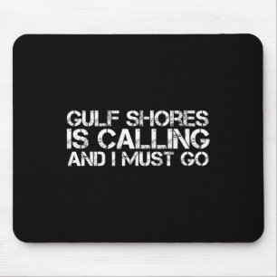 Golfküste Al Alabama Funny City Trip Zuhause Roots Mousepad