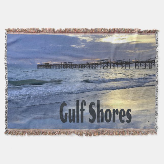 Golfküste Alabama Beach Sunrise Pier Decke (Vorderseite)