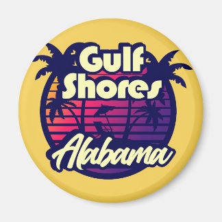 Golfküste Alabama Magnet