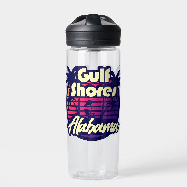 Golfküste Alabama Trinkflasche (Vorderseite)