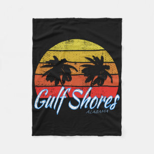 Golfküste, Alabama USA - Golf von Mexiko Long Sle Fleecedecke