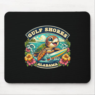 Golfküste Alabyma Niedlich Sea Turtle Surfing Mousepad