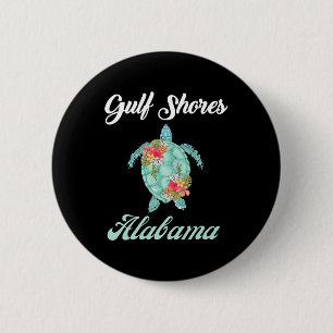 Golfküste Alabyma Sea Turtle Family Vacation Mat Button
