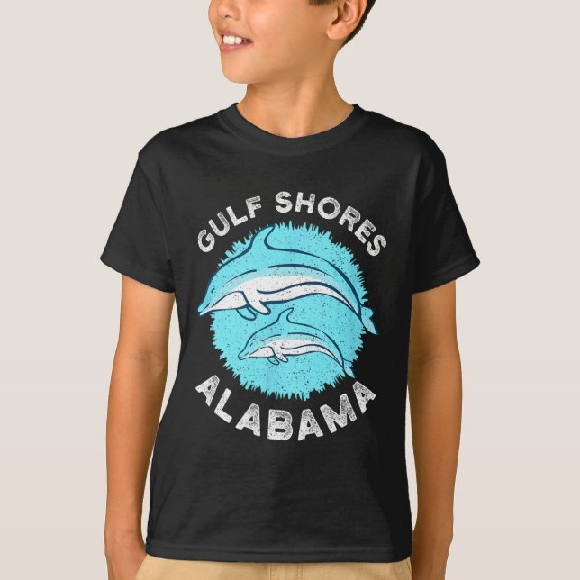 Golfküste Alabyma Shirt Dolphin (Vorderseite)