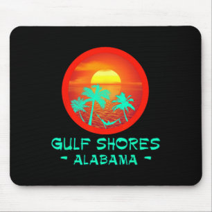 Golfküste Alabyma Tropical Destination Beach Gif Mousepad