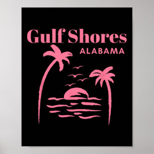 Golfküste Alama Urlaub Mädchen Poster
