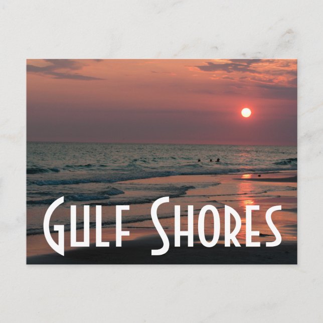 Golfküste Postkarte (Vorderseite)