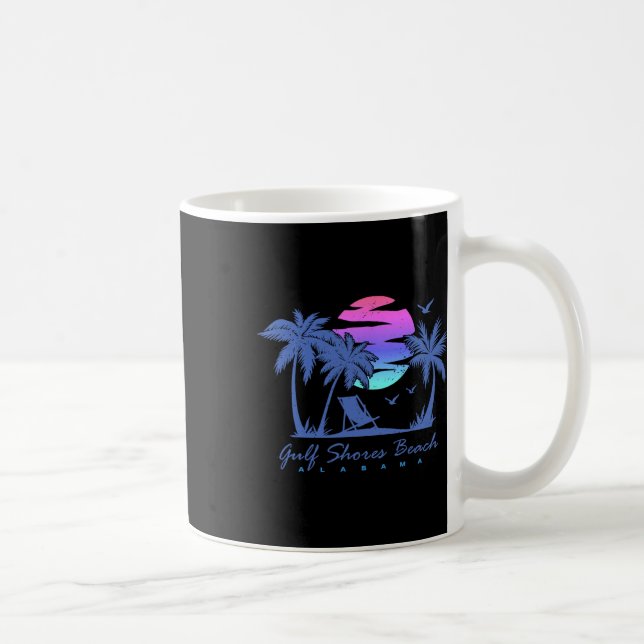 Golfküste Strand Alabama Frühlingsferien Tr Kaffeetasse (Rechts)
