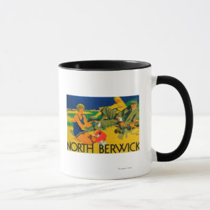 Golfküsten-Werbeplakat Tasse