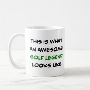 Golflegende, phantastisch kaffeetasse
