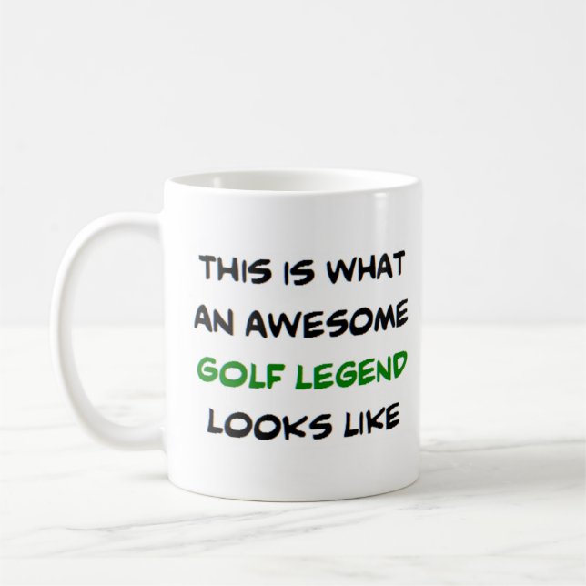 Golflegende, phantastisch kaffeetasse (Links)