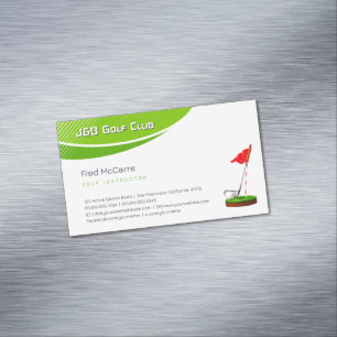 Golflehrer Best Sports Magnetische Visitenkarte