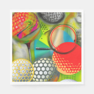Golfliebhaber Serviette