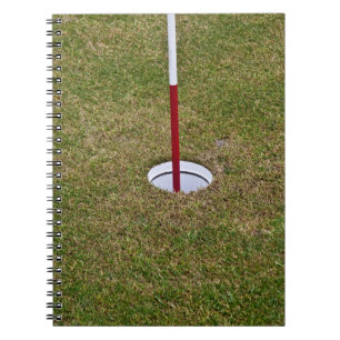 Golfloch Notizblock