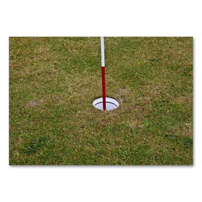 Golfloch Tischnummer (Vorderseite)