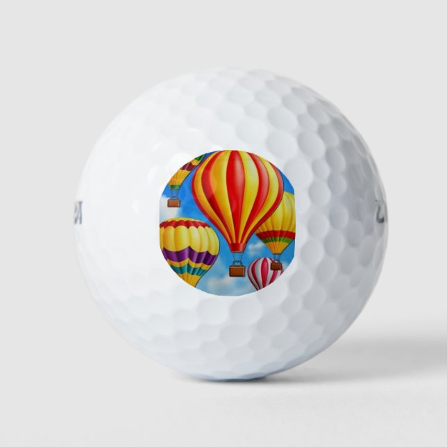 **GOLFLOVER-GOLFBALL MIT HOTEM LUFTBALLOON** GOLFBALL (Vorderseite)