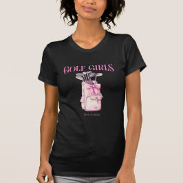 Golfmädchen Geboren zum Swing T-Shirt