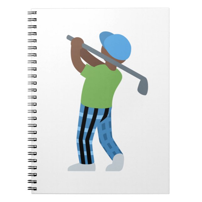 golfmännlich notizblock (Vorderseite)