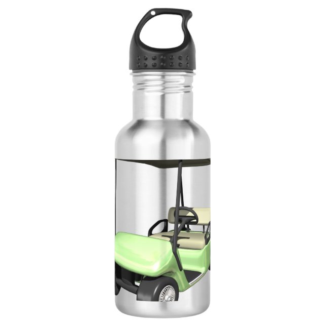 Golfmobil Trinkflasche (Vorderseite)